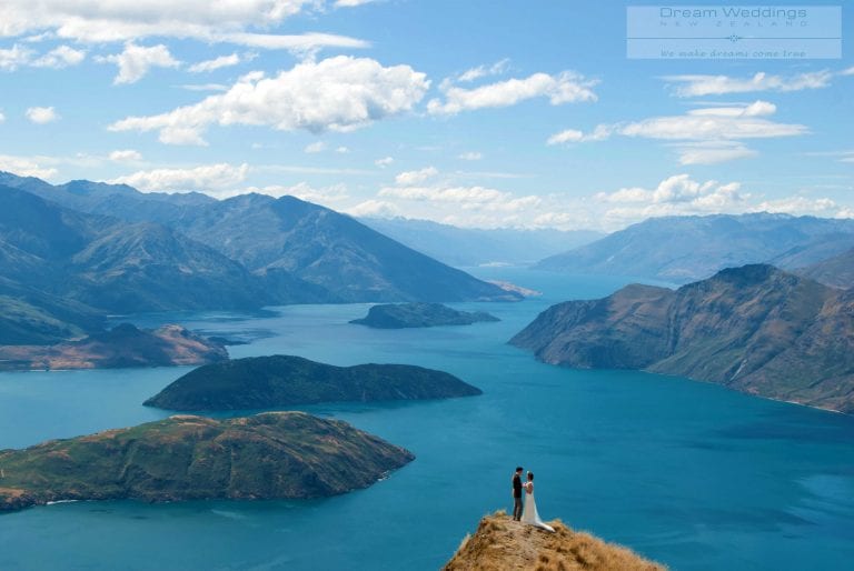 Wedding Coromandel Peak with Heli Wedding Wanaka