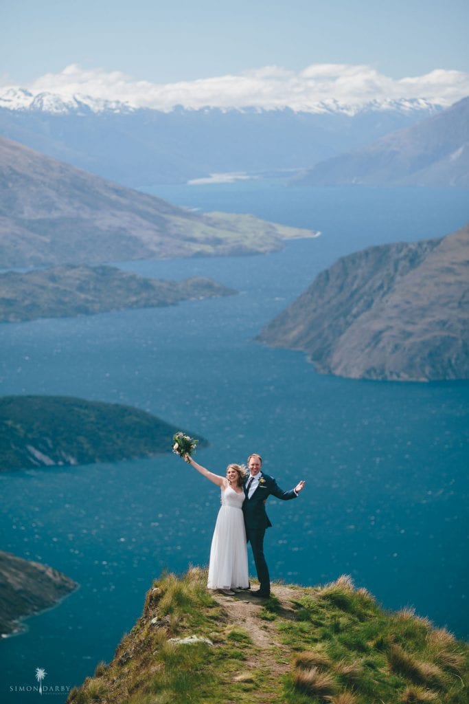 Coromandel Peak Wedding with New Zealand Dream elopement wedding
