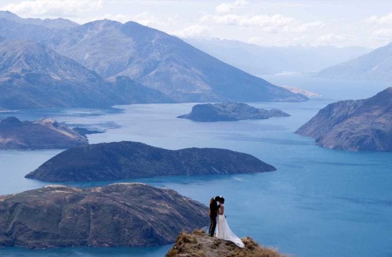 Coromandel Peak heli wedding package in Wanaka
