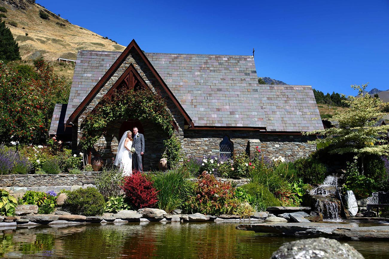 Chapel by the Lake Elopement wedding in Queenstown, New Zealand