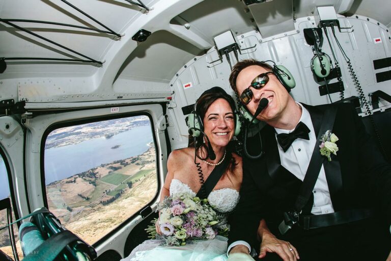 Sheri married Geoff in an elopement heli wedding to Coromandel Peak