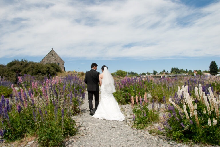 New Zealand elopement couple close moment wedding day