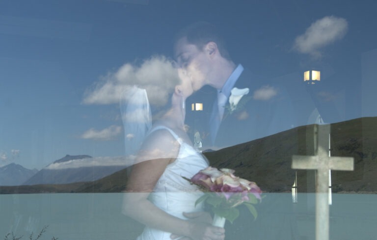 Quiet interior moment inside the Church of the Good Shepherd in Lake Tekapo